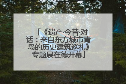 《遗产·今昔·对话：来自东方城市青岛的历史建筑巡礼》专题展在德开幕