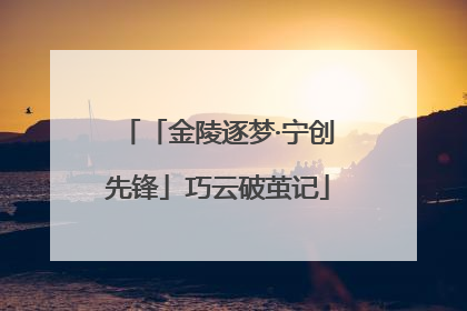 「金陵逐梦·宁创先锋」巧云破茧记