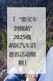 “要买车 到槐荫”2025槐荫区汽车消费券活动细则