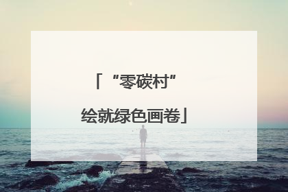 “零碳村” 绘就绿色画卷