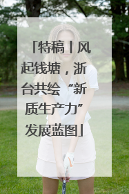特稿丨风起钱塘，浙台共绘“新质生产力”发展蓝图