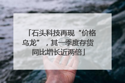 石头科技再现“价格乌龙”，其一季度存货同比增长近两倍