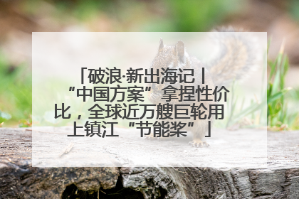 破浪·新出海记丨 “中国方案”拿捏性价比，全球近万艘巨轮用上镇江“节能桨”