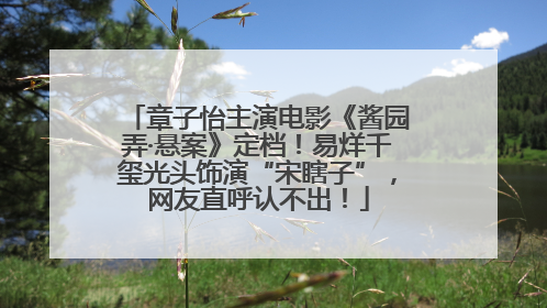 章子怡主演电影《酱园弄·悬案》定档！易烊千玺光头饰演“宋瞎子”，网友直呼认不出！