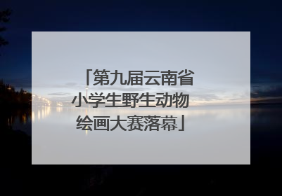 第九届云南省小学生野生动物绘画大赛落幕