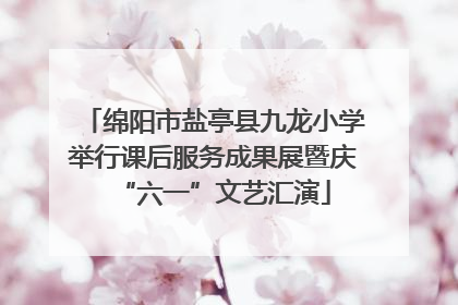 绵阳市盐亭县九龙小学举行课后服务成果展暨庆“六一”文艺汇演
