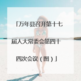 万年县召开第十七届人大常委会第四十四次会议（图）