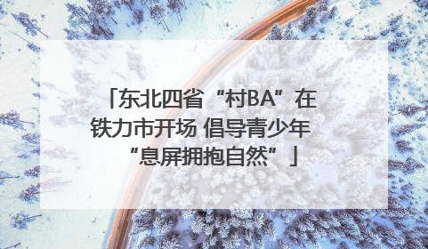 东北四省“村BA”在铁力市开场 倡导青少年“息屏拥抱自然”