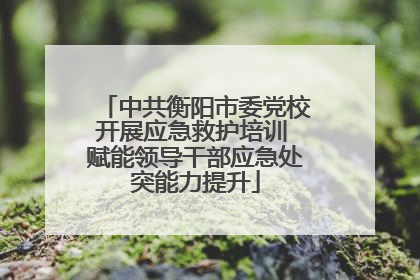 中共衡阳市委党校开展应急救护培训 赋能领导干部应急处突能力提升