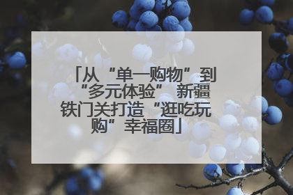 从“单一购物”到“多元体验” 新疆铁门关打造“逛吃玩购”幸福圈