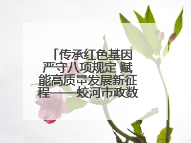 传承红色基因 严守八项规定 赋能高质量发展新征程——蛟河市政数局开展“七一”主题党日活动