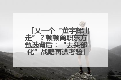 又一个“董宇辉出走”？顿顿离职东方甄选背后：“去头部化”战略再遭考验