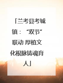 兰考县考城镇：“双节”联动 厚植文化根脉铸魂育人