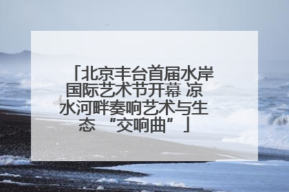 北京丰台首届水岸国际艺术节开幕 凉水河畔奏响艺术与生态 “交响曲”