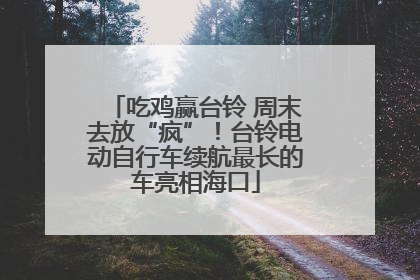 吃鸡赢台铃 周末去放“疯”！台铃电动自行车续航最长的车亮相海口