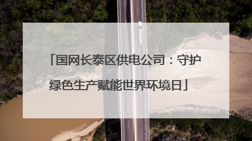 国网长泰区供电公司：守护绿色生产赋能世界环境日
