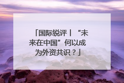 国际锐评丨“未来在中国”何以成为外资共识？