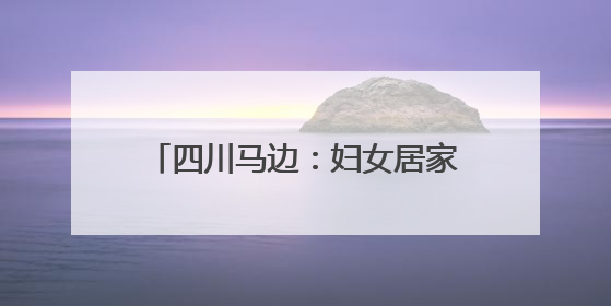 四川马边：妇女居家就业“绣”新生活