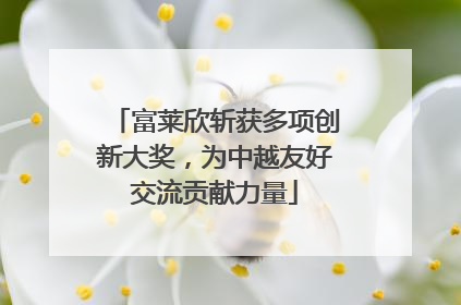 富莱欣斩获多项创新大奖，为中越友好交流贡献力量