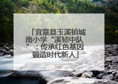 宜章县玉溪镇城南小学“溪韧中队”：传承红色基因 锻造时代新人