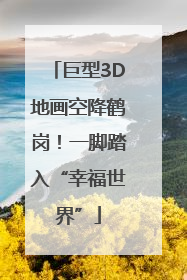 巨型3D地画空降鹤岗！一脚踏入“幸福世界”