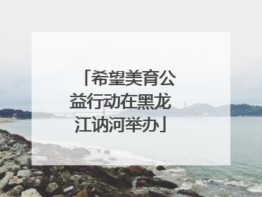 希望美育公益行动在黑龙江讷河举办