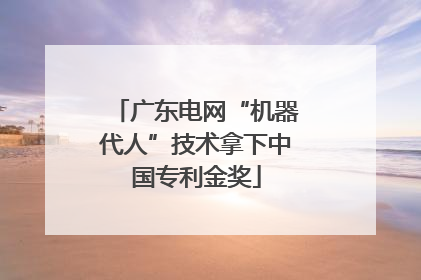 广东电网“机器代人”技术拿下中国专利金奖