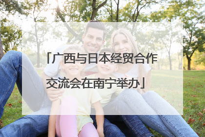 广西与日本经贸合作交流会在南宁举办