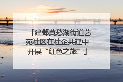 建邺莫愁湖街道艺苑社区在社企共建中开展“红色之旅”