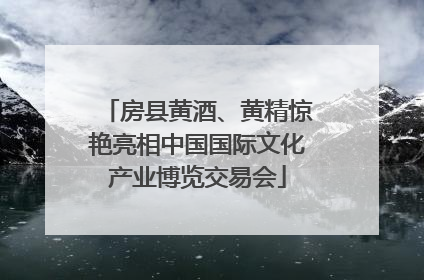 房县黄酒、黄精惊艳亮相中国国际文化产业博览交易会