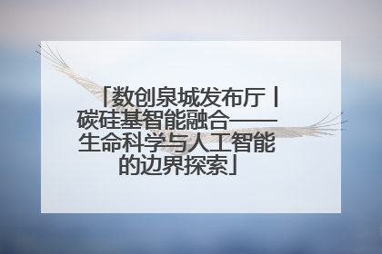 数创泉城发布厅丨碳硅基智能融合——生命科学与人工智能的边界探索