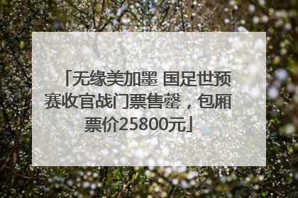 无缘美加墨 国足世预赛收官战门票售罄，包厢票价25800元