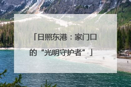 日照东港：家门口的“光明守护者”