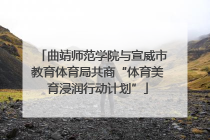 曲靖师范学院与宣威市教育体育局共商“体育美育浸润行动计划”