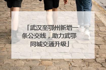 武汉至鄂州新增一条公交线，助力武鄂同城交通升级