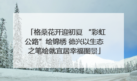 格桑花开迎初夏 “彩虹公路”绘锦绣 德兴以生态之笔绘就宜居幸福图景