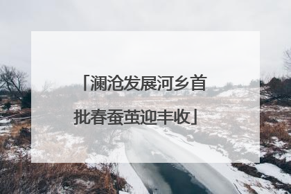 澜沧发展河乡首批春蚕茧迎丰收