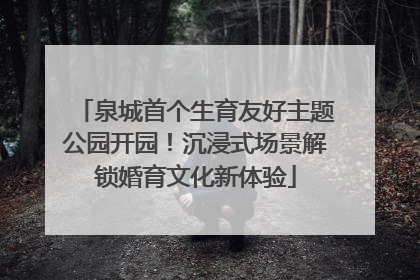 泉城首个生育友好主题公园开园！沉浸式场景解锁婚育文化新体验