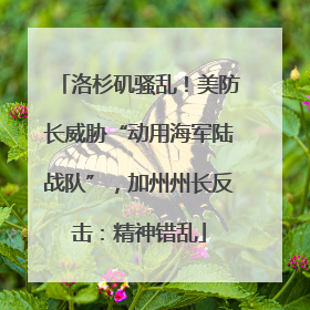 洛杉矶骚乱！美防长威胁“动用海军陆战队”，加州州长反击：精神错乱