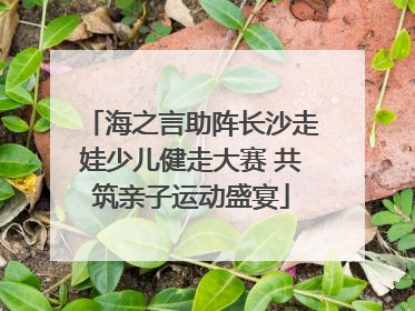 海之言助阵长沙走娃少儿健走大赛 共筑亲子运动盛宴