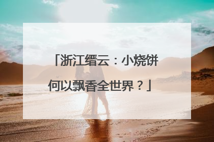 浙江缙云：小烧饼何以飘香全世界？