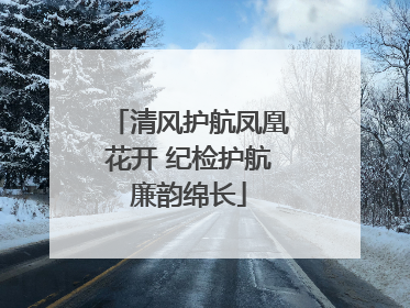 清风护航凤凰花开 纪检护航廉韵绵长