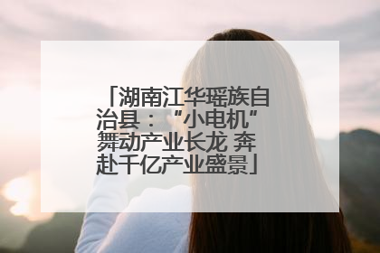 湖南江华瑶族自治县：“小电机”舞动产业长龙 奔赴千亿产业盛景