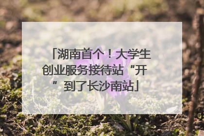 湖南首个!大学生创业服务接待站“开”到了长沙南站
