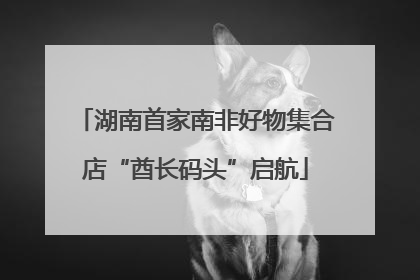 湖南首家南非好物集合店“酋长码头”启航