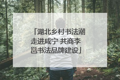 湖北乡村书法潮走进咸宁 共商李邕书法品牌建设