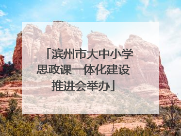 滨州市大中小学思政课一体化建设推进会举办