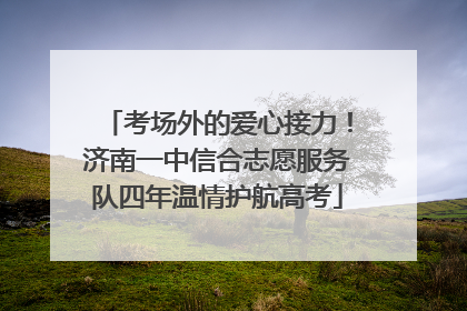 考场外的爱心接力！济南一中信合志愿服务队四年温情护航高考