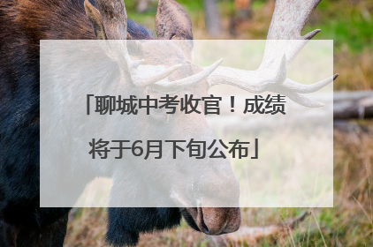 聊城中考收官！成绩将于6月下旬公布