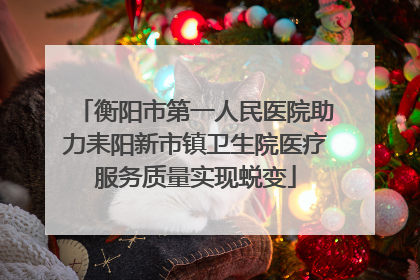 衡阳市第一人民医院助力耒阳新市镇卫生院医疗服务质量实现蜕变